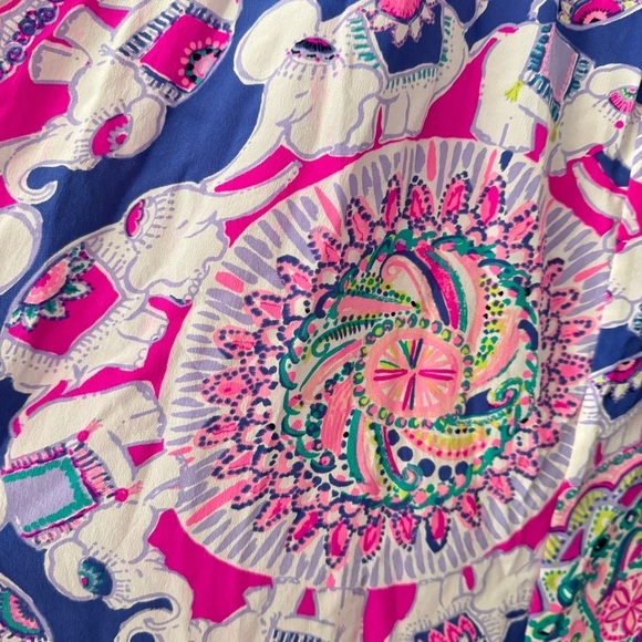 NWOT Lilly Pulitzer Play That Trunky Music Rooney 100% Silk Dress Size XS - Picture 6 of 12